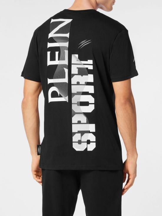 26SS 플레인스포츠 반팔 티셔츠 AADCMTK7950STE001N 02 Black - PLEIN SPORT