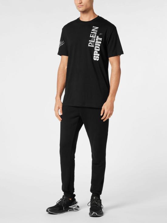 26SS 플레인스포츠 반팔 티셔츠 AADCMTK7950STE001N 02 Black - PLEIN SPORT