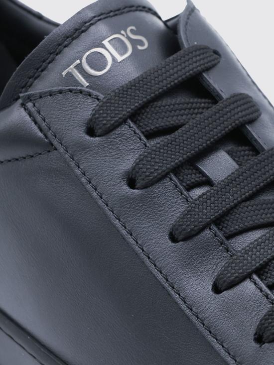 26FW 토즈 레더 스니커즈 XXM04L0HZ40JUS 9999 Black - TODS