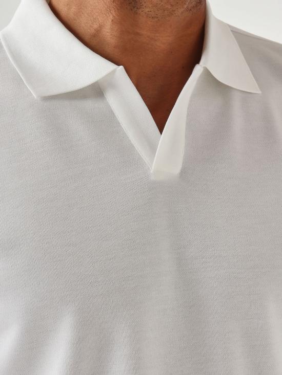 26SS 에르노 폴로 티셔츠 JV000004U52059 1000 White - HERNO