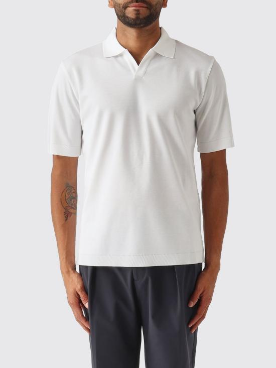 26SS 에르노 폴로 티셔츠 JV000004U52059 1000 White