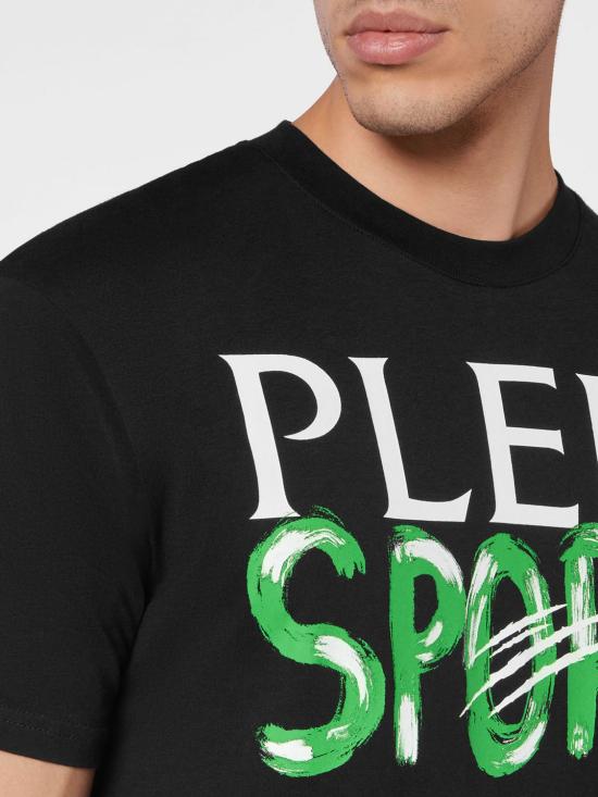 26SS 플레인스포츠 반팔 티셔츠 SADCMTK6914SJY001N 02 Black - PLEIN SPORT