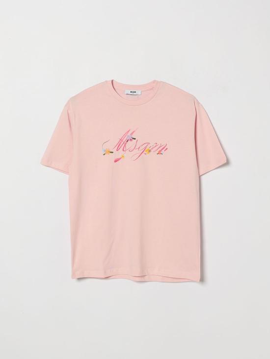 26SS [키즈] 엠에스지엠 티셔츠 S6MSJGTH015 MS076 Pink