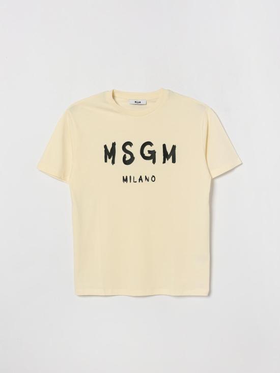 26SS [키즈] 엠에스지엠 티셔츠 S6MSJUTH001 013 Beige