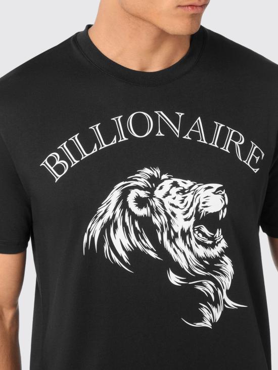 26SS 빌리어네어 반팔 티셔츠 DADCMTK8383BKN003N 02 Black - BILLIONAIRE