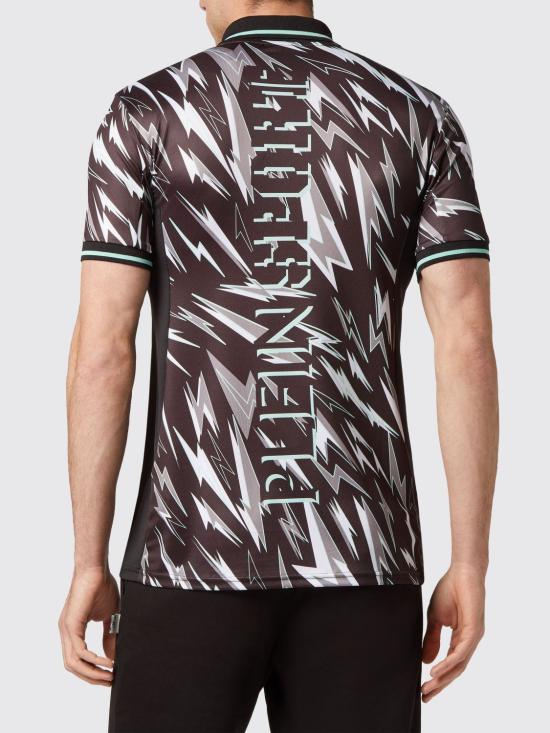 26SS 플레인스포츠 폴로 티셔츠 PACCMTK6337STE003N 0263 Black - PLEIN SPORT