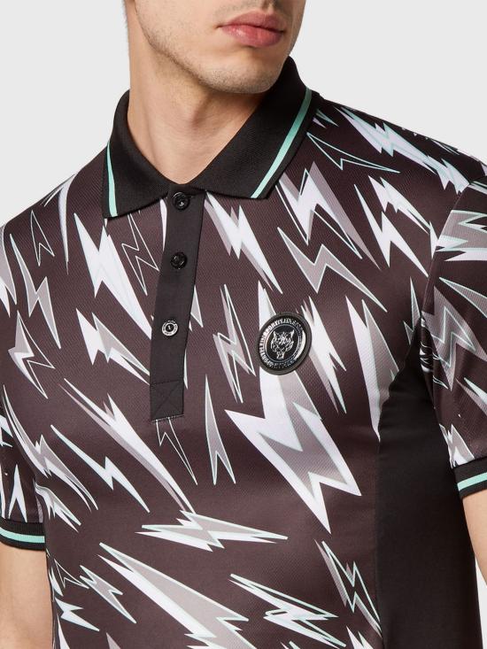 26SS 플레인스포츠 폴로 티셔츠 PACCMTK6337STE003N 0263 Black - PLEIN SPORT