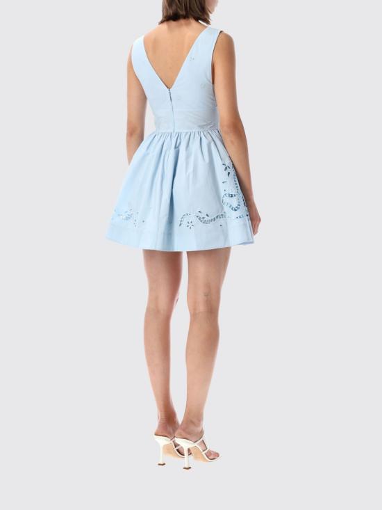26FW 셀프 포트레이트 롱 원피스 PF26018SBL LIGHT Blue - SELF PORTRAIT