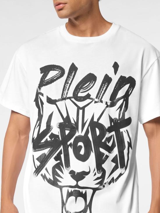 26SS 플레인스포츠 반팔 티셔츠 UAECMTK8577SJY001N 01 White - PLEIN SPORT