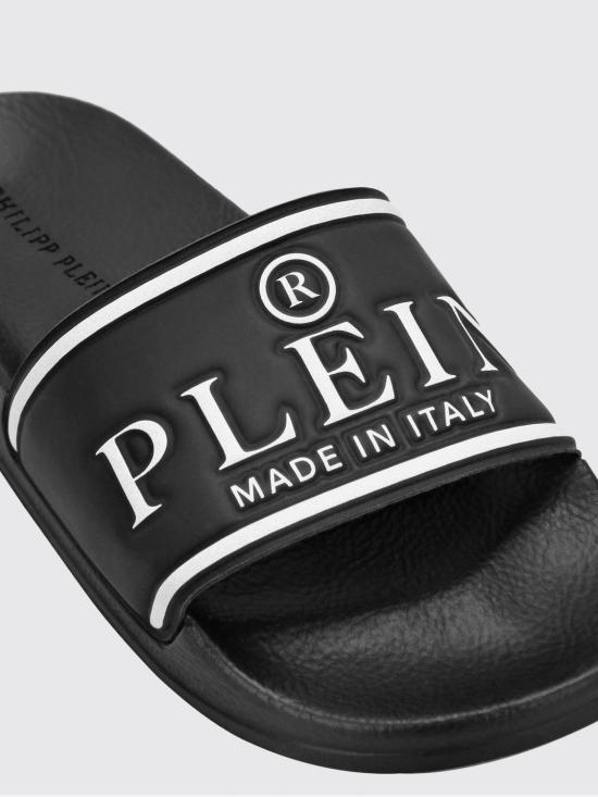 26SS 필립 플레인 샌들 PABSUSG0014PXV001N 02 Black - PHILIPP PLEIN