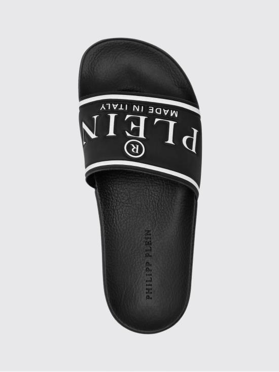26SS 필립 플레인 샌들 PABSUSG0014PXV001N 02 Black - PHILIPP PLEIN