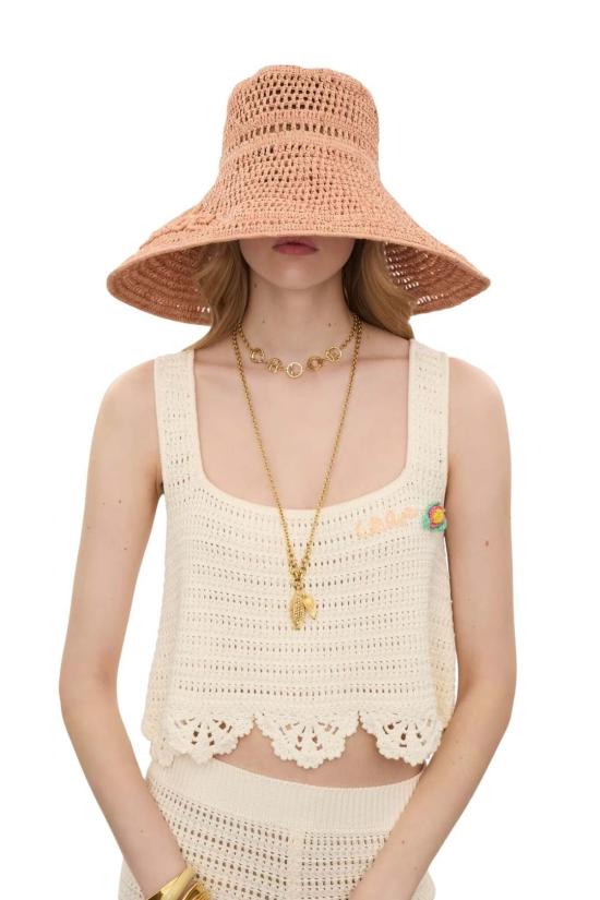  끌로에 버킷햇 Capeline 라피아  Summery Beige - CHLOE