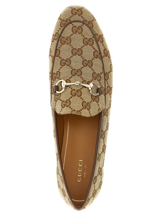  구찌 로퍼 Gucci Jordaan 폴리에스테르 슬립온  베이지 - GUCCI