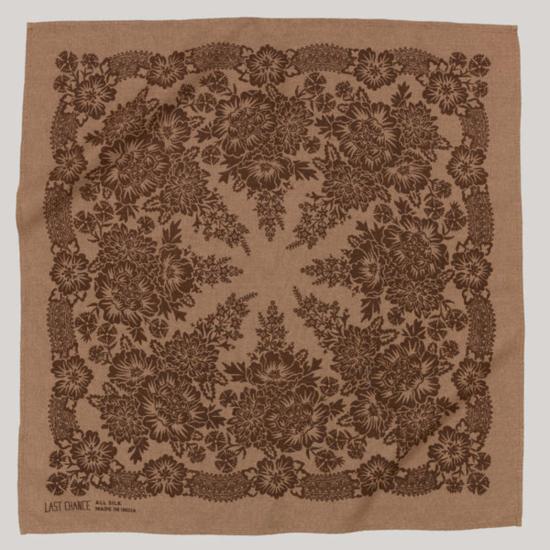  라스트 찬스 텍스타일스 머플러/스카프 라스트 찬스 텍스타일 염색 실크 반다나 - LAST CHANCE TEXTILES