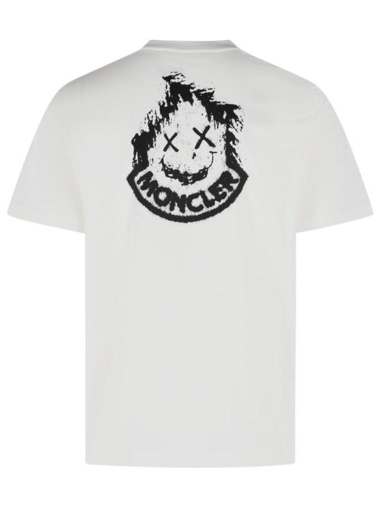 26FW 몽클레어 반팔 티셔츠 091 8C000 21 89AUG 034 White - MONCLER