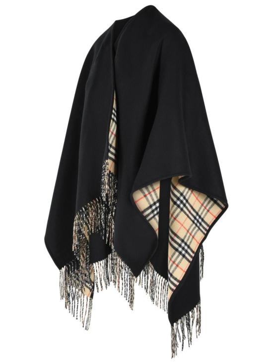  버버리 케이프 8122804 C1900 Black - BURBERRY