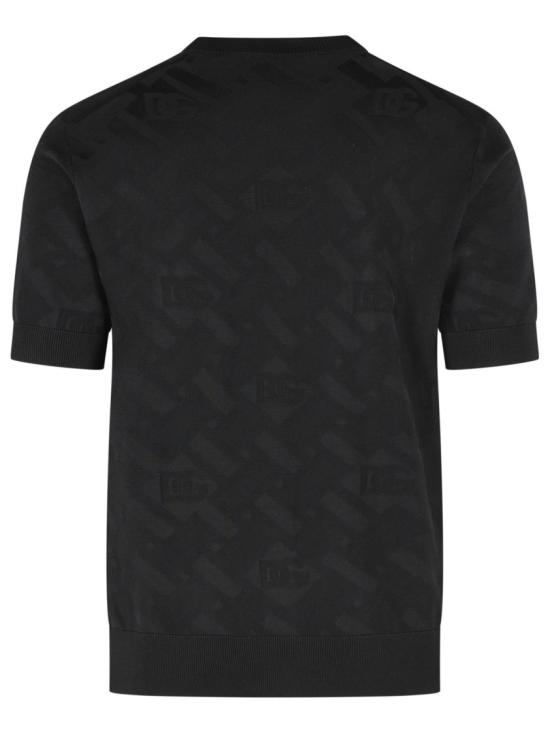 26SS 돌체앤가바나 반팔 티셔츠 GXX03T JBSOC N0000 Black - DOLCE & GABBANA