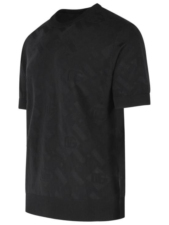 26SS 돌체앤가바나 반팔 티셔츠 GXX03T JBSOC N0000 Black - DOLCE & GABBANA