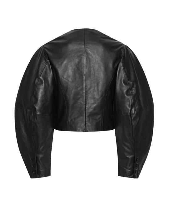 26FW 로테이트 가죽 자켓 4997562 Black - ROTATE