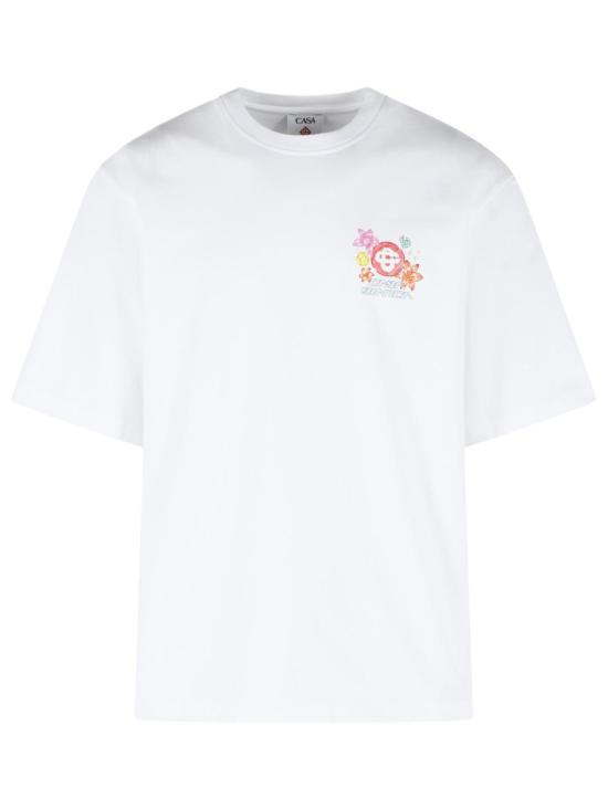 26SS 카사블랑카 반팔 티셔츠 M SS26 JTS 044 13 BRIGHT WHITE