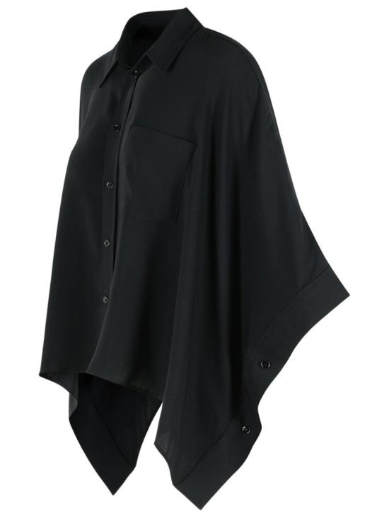 26SS MM6 메종마르지엘라 케이프 S52DL0236 S43455 900 Black - MM6 MAISON MARGIELA