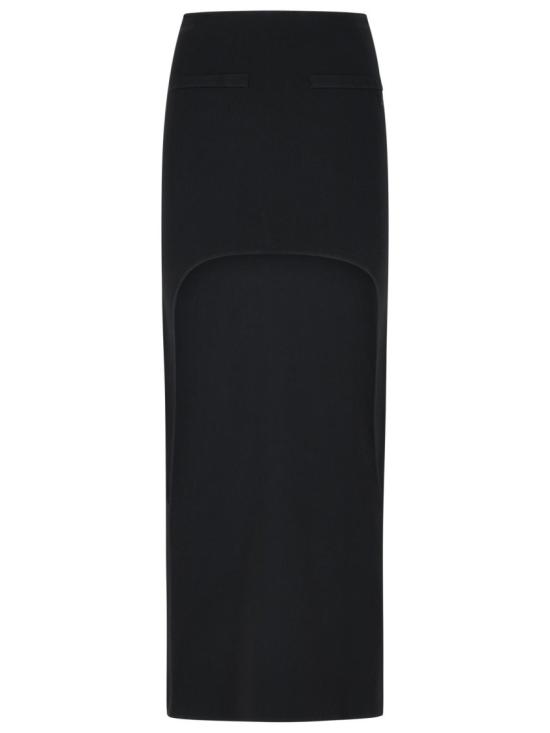 26SS 쿠레쥬 롱 스커트 126MJU348FI0063 9999 Black