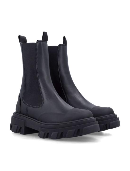 26FW 가니 미드 첼시 부츠 S32384900099 Black - GANNI