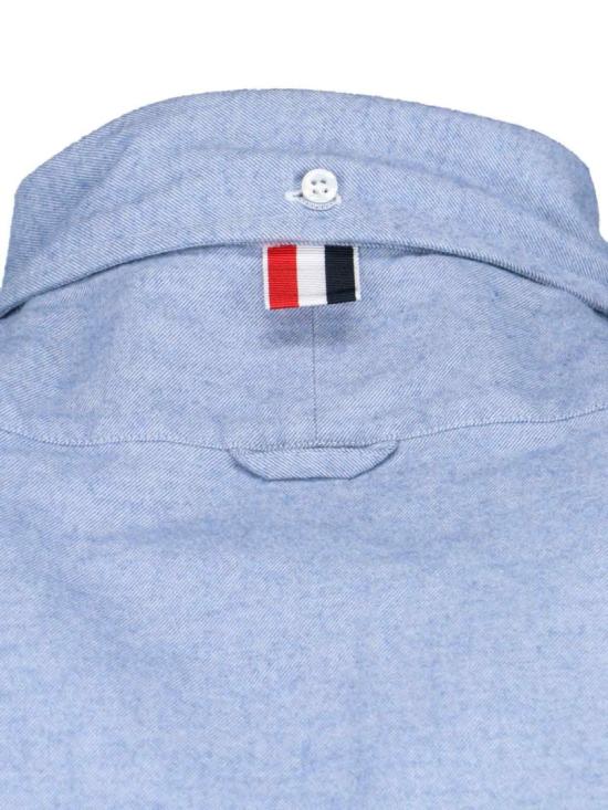 26FW 톰브라운 플란넬 4바 셔츠 MWL272A 05245035 Blue - THOM BROWNE