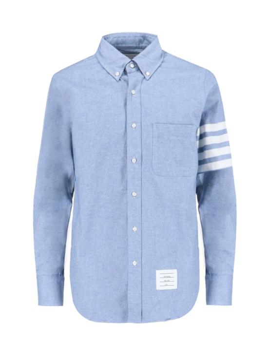 26FW 톰브라운 플란넬 4바 셔츠 MWL272A 05245035 Blue