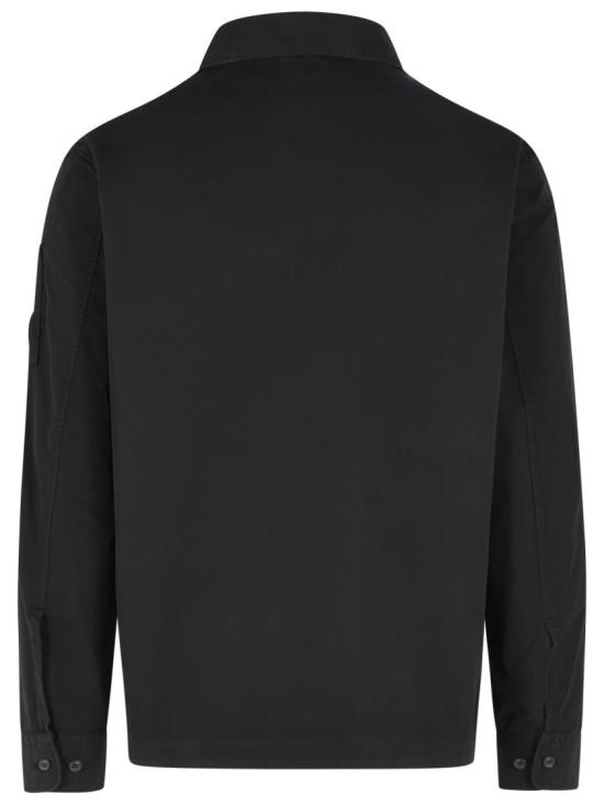 26SS 씨피 컴퍼니 오가닉 개버딘 지퍼 렌즈 오버셔츠 20CMOS156A 110143G 999 Black - C.P. COMPANY