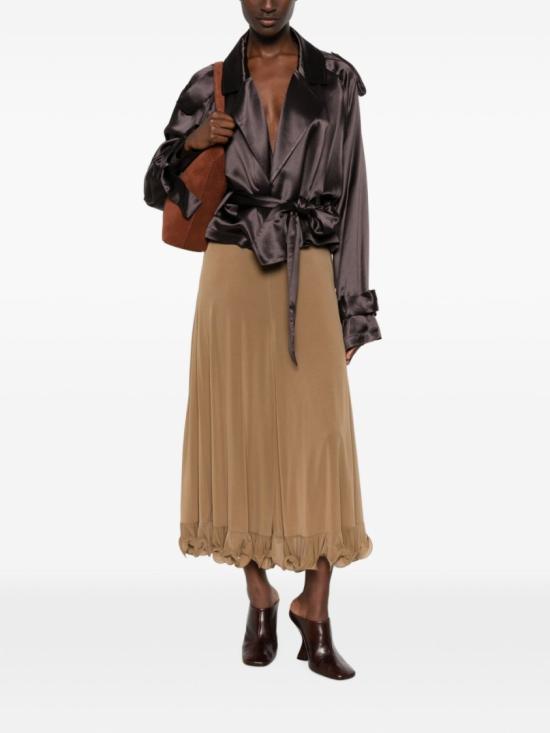 26FW 모스키노 미디 스커트 A0126 5535 0096 Brown - MOSCHINO
