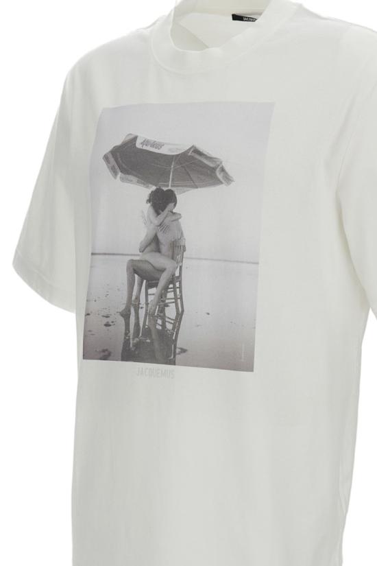 26FW 자크뮈스 반팔 티셔츠 TSU00350AJ002891OR White - JACQUEMUS