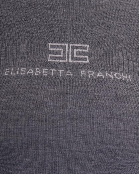 26FW 엘리자베타프랜치 터틀넥 1650666 Grey - ELISABETTA FRANCHI