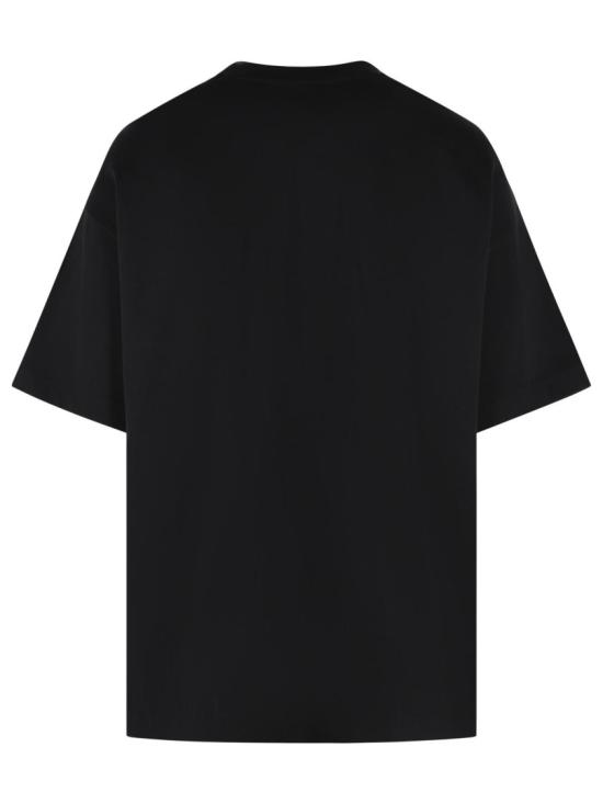 26FW 카사블랑카 반팔 티셔츠 M PF26 JTS 078 02 BLACK JERSEY CASA AIRSPRAY - CASABLANCA