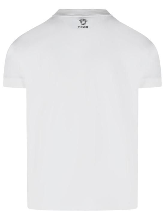 26SS 베르사체 반팔 티셔츠 1023753 1A17888 1W000 White - VERSACE