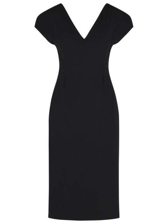 26FW 질샌더 미디 원피스 J02CT0707 J40379 001 Black