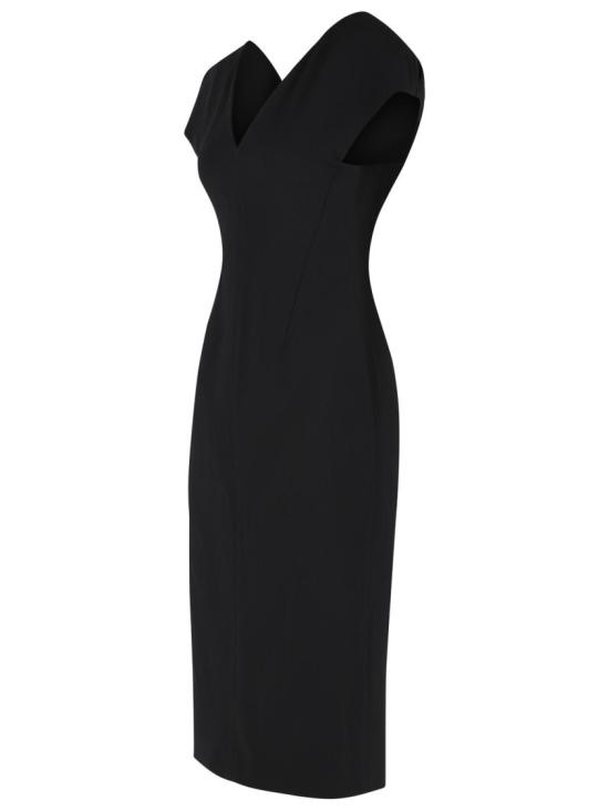 26FW 질샌더 미디 원피스 J02CT0707 J40379 001 Black - JIL SANDER