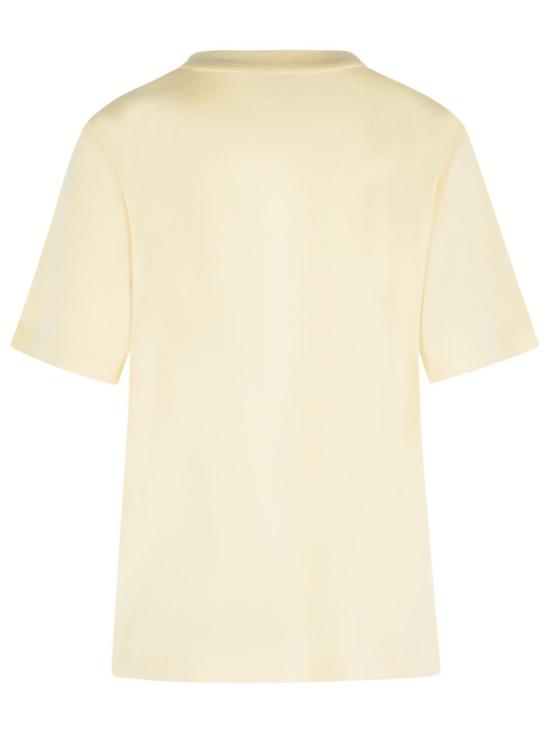 26SS 케이트 크림 실크 저지 티셔츠 크림 실크 저지 티셔츠 24464219 W4219 103 Neutrals - KHAITE