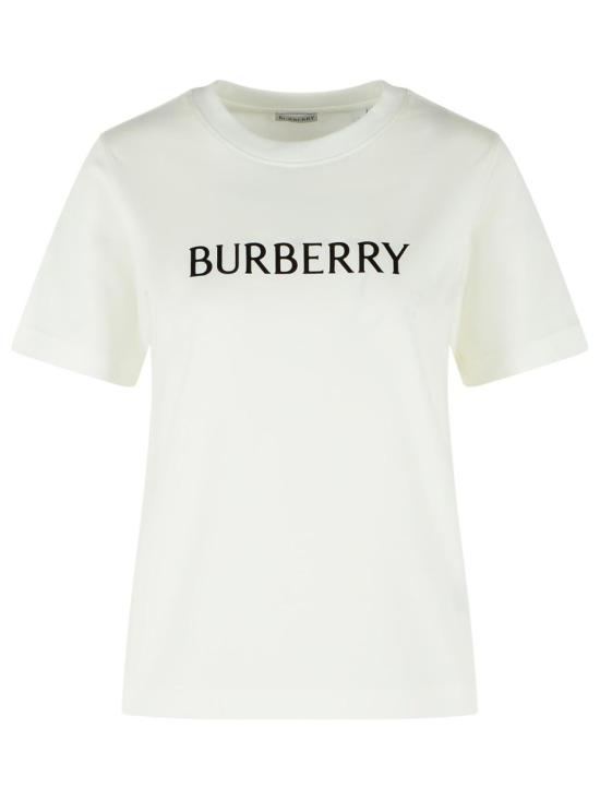 26SS 버버리 로고 코튼 티셔츠 8118978 B7078 White