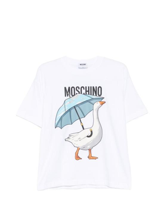 26FW 모스키노 반팔 티셔츠 J0703 5541 1001 White