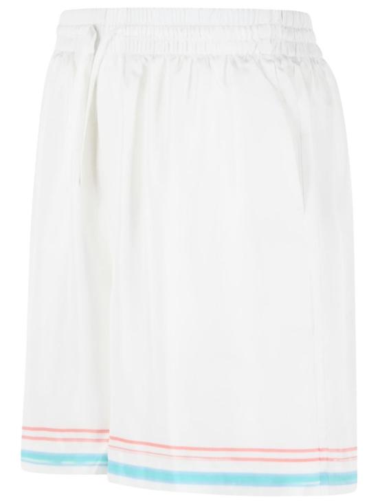 26SS 카사블랑카 숏팬츠 M SP26 TR 399 01 DANCE JOY White - CASABLANCA