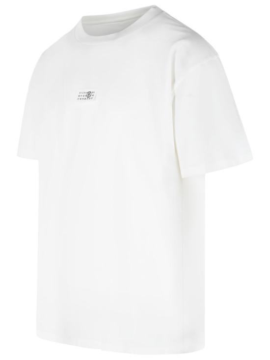  MM6 메종마르지엘라 Numeric 코튼 티셔츠 SH0GC0032 M20170 101 White - MM6 MAISON MARGIELA