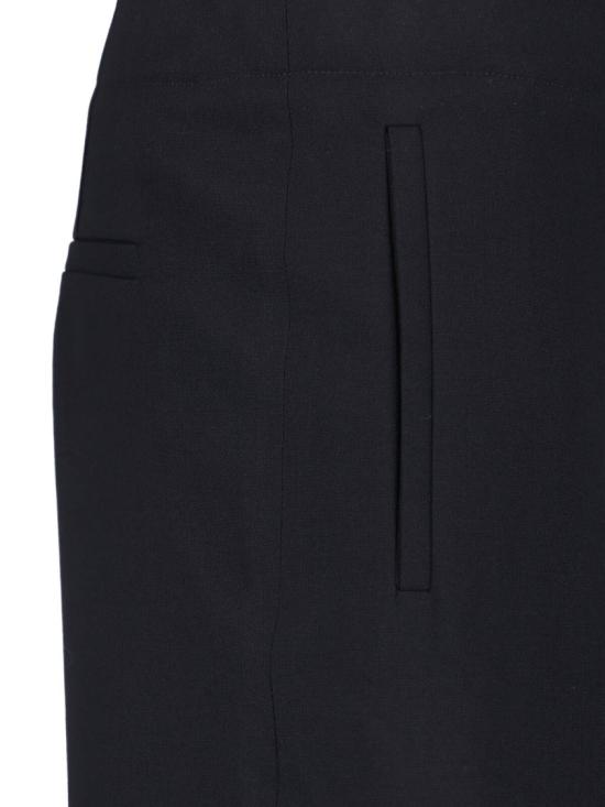 26FW 케이트 애비게일 와이드 트라우저 팬츠 애비게일 와이드 트라우저 팬츠 3211587 W587200 Black - KHAITE