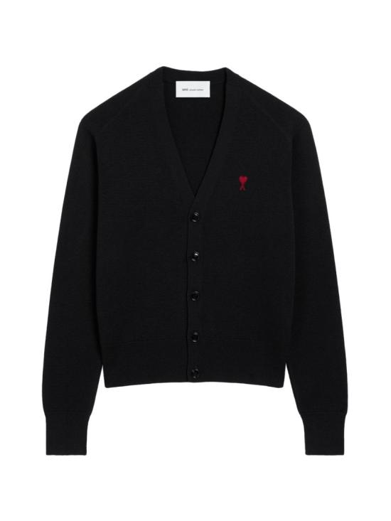 26FW 아미 ADC 울 V넥 가디건 HKC361 001 009 Black