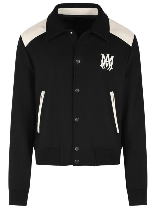 26FW 아미리 봄버 자켓 AMOUVY1014 001 Black