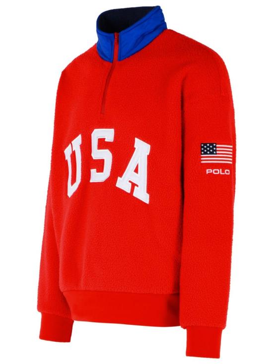 26SS 폴로 랄프로렌 집업 니트 710P05439 001 Red - POLO RALPH LAUREN