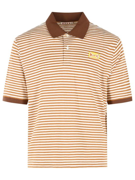 26SS 마르니 폴로 티셔츠 POMU0052LX UTL015 STY67 Brown