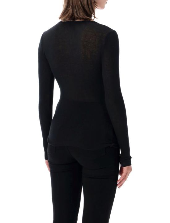 26FW 제임스펄스 탑 WVA3940BLK Black - JAMES PERSE