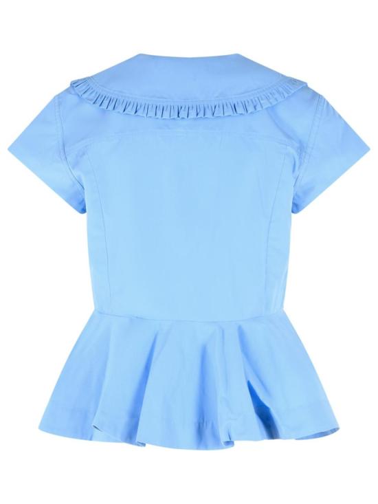 26FW 가니 블라우스 A1040341 ZZL Blue - GANNI