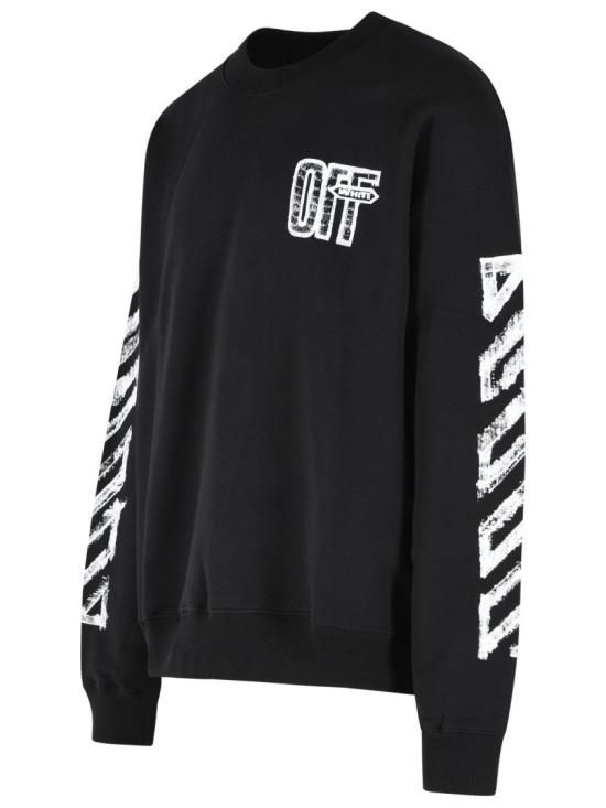 26FW 오프화이트 긴팔 티셔츠 44MBA054F26F007 001 Black - OFF WHITE